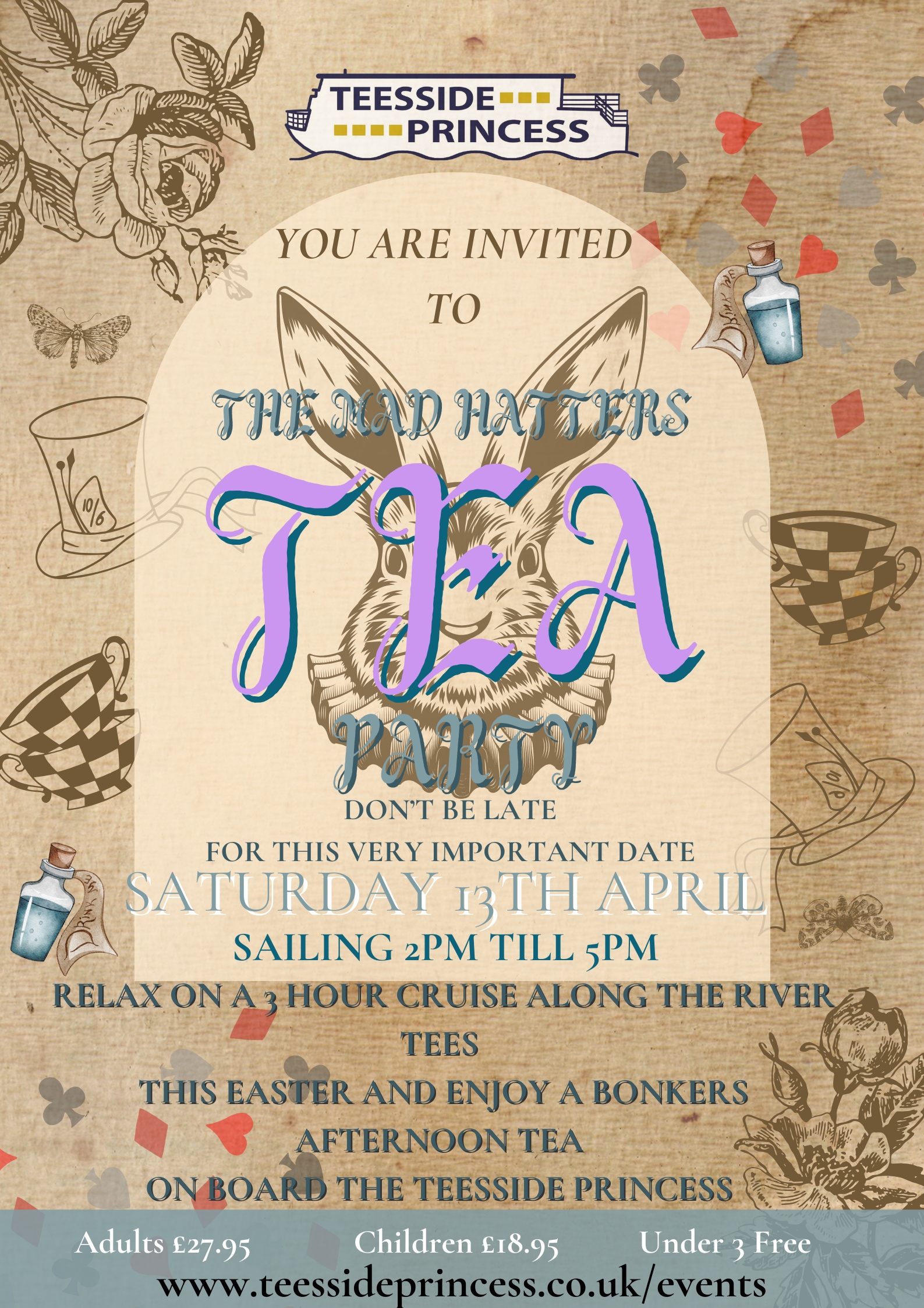 Monthly Events Teesside Princess